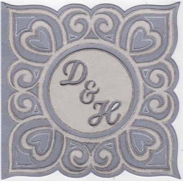 Layered Heart & Swirl Mandala
(light silver & dark silver)
D & H Card